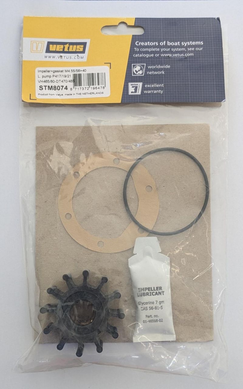 Vetus Impeller & Gasket Kit – Vetus M4.56 & VH4 Engines